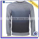 Ombre Raglan Sleeves Embroidered Mens Crewneck Sweatshirt Hoodie thumbnail-2