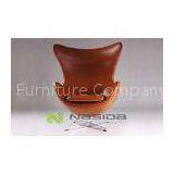 Tilt Swivel Arne Jacobsen Egg Living Room Lounge Chairs Replica Leather thumbnail-1