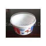 Plastic Disposable Salad Bowls , Round Bowl Yogurt Cups 130ml thumbnail-1