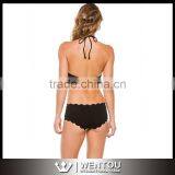 Wholesale Fashion High Neck Halter Top thumbnail-5