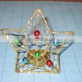 christmas decoration/christmas gift/ metal candlehodle