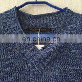 2017 Stylish Men Blue v Neck Nice Knit Soft Sweater t Shirt thumbnail-5