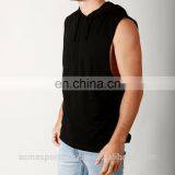 Gym Singlets With Hood / Fashion Gym Stringers thumbnail-1