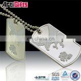 High End Cheap Military Metal Dog id Tag for Jewelry thumbnail-2