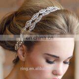 2 Rows Shiny Crystal Wedding Bridal Hair Accessory Headpiece Bride Hair Jewelry Headband