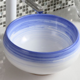 2018 New Design Luxury Color Small Size Tabletop Round Wash Basin