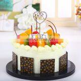 Latest rhinestone cake ornament wedding cake insert card wedding decoration