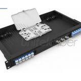 1U Jack Mounted 96fibers MPO & MTP Optical Patch Panel