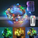 10M Waterproof Remote Control Fairy Lights Battery Operated 8 Mode Timer Copper Wire String Light thumbnail-6