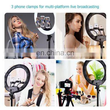 DDP Terms Wholesale Tik Tok Live Photography Dimmable 18 Inch LED Ring Light With Adjusted Bracket for Selfie Makeup photo-6
