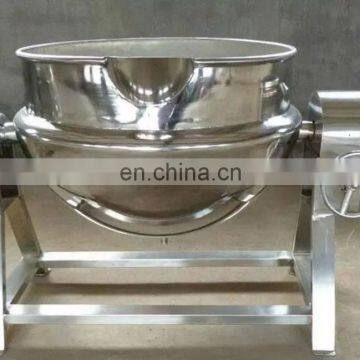 Tilting/agitation Jacketed Kettle/ Boiler/vessel Gas Heating Tilting Jacketed Kettle Steam Jacket Cooking Mixer photo-3