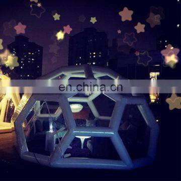 Pvc Starry Night Transparent Inflatable Clear Dome Bubble Tube Globe Football Tent for Outdoor Camping photo-3