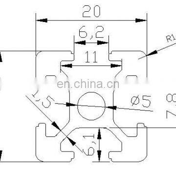 Shengxin standard aluminum extrusion profiles for working table
