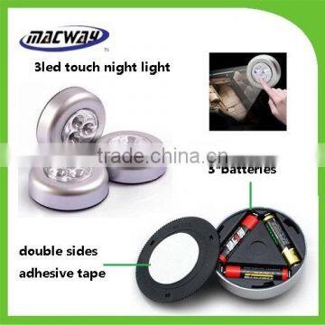 3LED small night light touch light