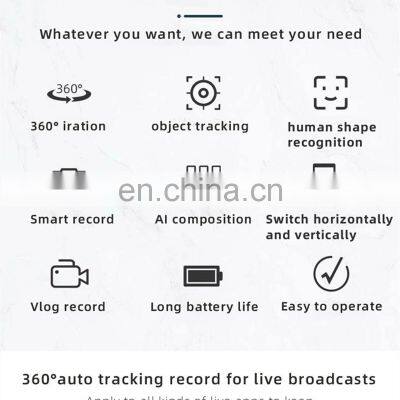 Best Quality Smart Selfie Stick Auto-Face Tracking Moving Tripod Gimbal 360 Rotation Face Robot Shooting Stand for Phone Tablet photo-5