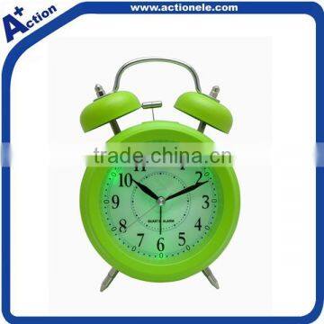 Analog Table Twin Bell Alarm Clock with LED Backlight