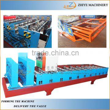 Step Glazed Tile Cold Forming Machine / Glazing Roofing Panels Make Production Line