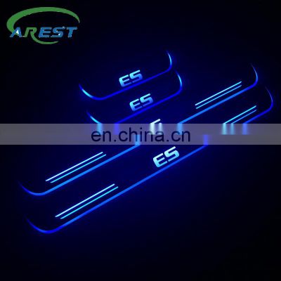 Carest LED Door Sill Moving Light For LEXUS ES VCV10 VZV21 1989-1997 Scuff Plate Acrylic Car Welcome Lights Sticker Accessories