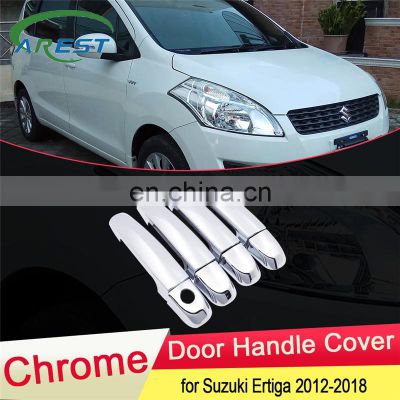 for Suzuki Ertiga 2012 2013 2014 2015 2016 2017 2018 Chrome Door Handle Cover Exterior Trim Catch Car Cap Stickers Accessories