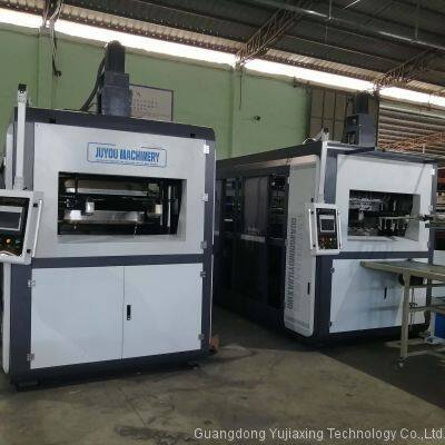 JS850x560 Fully Automatic Servo Disposable Plastic Cup Bowl Making Thermoforming Machine photo-3