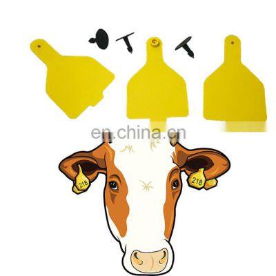 Ear tag pig gost animal plastic ear tags for cattle