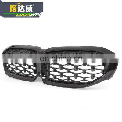 Diamond Style All  Black  Front Car Grille  For Bmw  G20