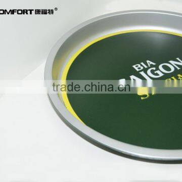 promotional serving tray, plastic beer tray, anti slip bar tray