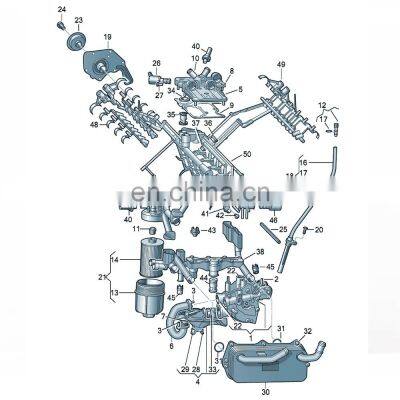 BBmart Auto Parts Engine Oil Pump Gasket for Audi RS5 OE 079198037 Factory Low Price