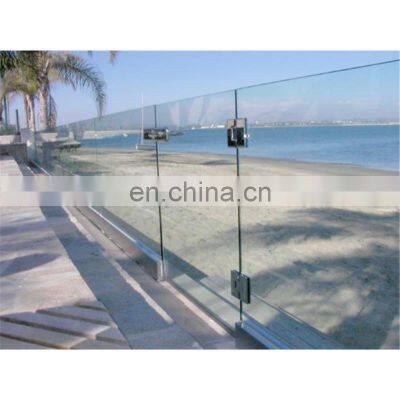 Commercial Outdoor Aluminum Glass Decking Railings