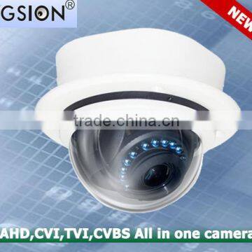 NEW Product PAL/NTSC CMOS Sensor 720P TVI-AHD-CVI-CVBS All in one Dome Camera