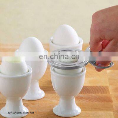 Stainless Steel Boiled Egg Cutter Shell Topper