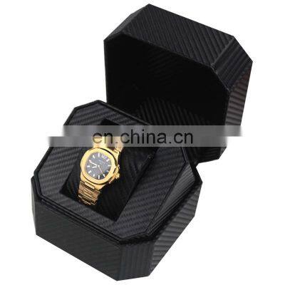 Hot Sell Wholesale Custom PU Leather Flip Watch Packaging Box Women Watch Box photo-2