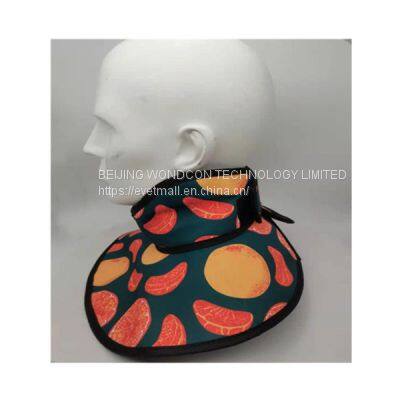 new design x ray lead radiation lead thyroid collar with outer cover