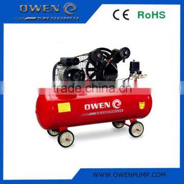 Portable piston belt driven Air Compressor 2HP,8bar with CE,ROHS
