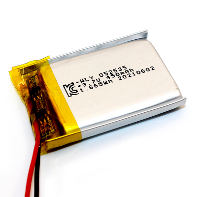 High Quality 052535 3.7v 450mAh Lithium Ion Polymer Batteries Rechargeable 3.7v Lipo Li-ion Battery photo-4