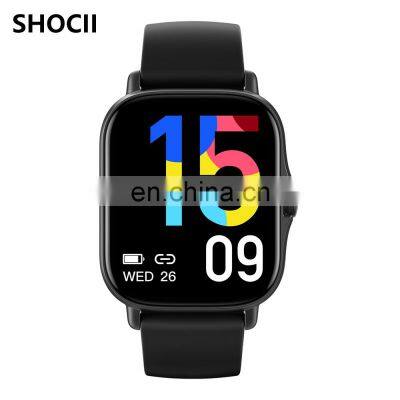 New Women 1.69 inch IPS HD Full Touch Voice Assistant Music Playback Games Sports Band Heart ST30 smart watches