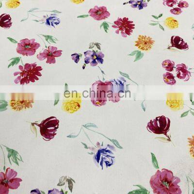 Custom digital printed cotton fabric 100% cotton digital printing in cotton fabric for garment