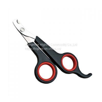 Stainless steel small dog nail clippers pet grooming claw trim scissors