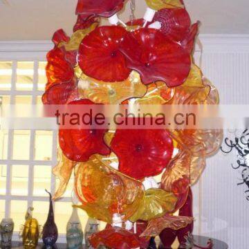 Murano Glass Multi-colored Flower Chandeliers