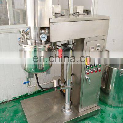 100L SS 304 Steel Vacuum Emulsifier Machine Production Line /Cosmetic Mixing Tank Equipment/chemical Vacuum Emulsifyier photo-2