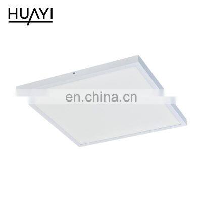 HUAYI Factory Wholesale Surface Mounted 24w 36w Indoor Commercial Frameless Ceiling LED Panel Light