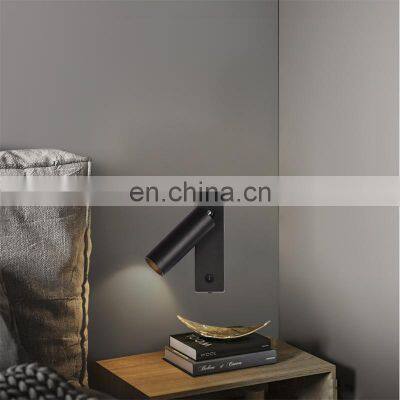 3W Led Ceiling Wall Light Spot Lights Modern Style Folding Rotation Home Hotel Bedroom Bedside Living Room Reading Wall Lamp