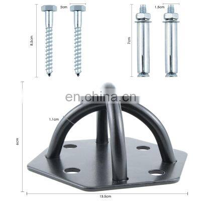 Fitness Yoga Hammock Mount Anchor Bracket Hook X Mount Wall Ceiling Mount of Suspension Trainer photo-2