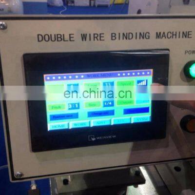 UT420 Automatic Double o Wire Binding and Hole Punching Machine for Calendar Notebook Album Book