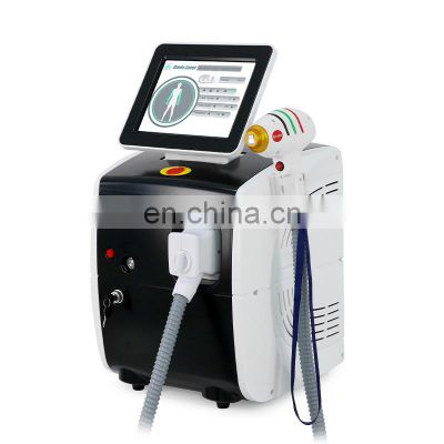 Newest 3 wavelength 755nm 1064nm 808nm professional ice painless diode laser hair removal machine