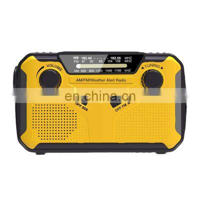 2022 Best Emergency Survival Solar Radio W/ Hand Crank Dynamo Flashlight Smartphone Charger Reading LED Lamp photo-5