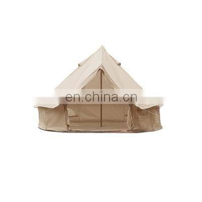 Outdoor waterproof emperor bell tent large family  yurt tent glamping luxury bell tent