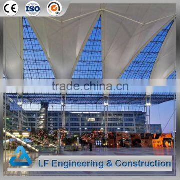 2016 modern design low cost steel structure for airport station