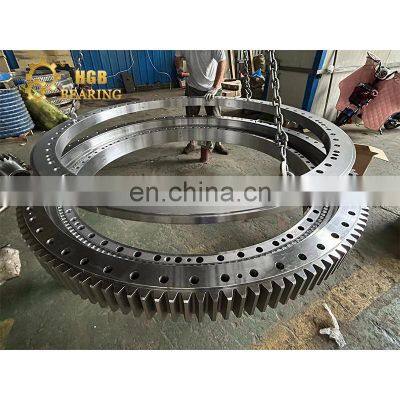 01-1410-00 Heavy Load Four Point Contact Ball External Gear Slewing Bearing Heavy Duty Ball Bearing Turntable photo-3