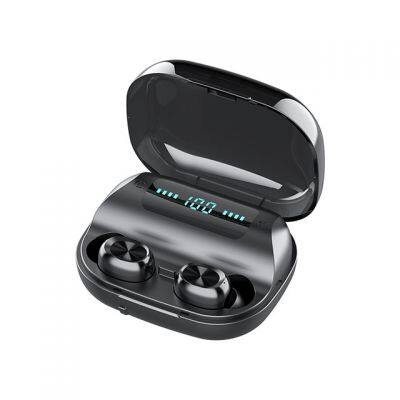 263 TWS Boat Earphones CVC Led Display Wireless Earbuds Gaming Headphone With Big Powerbank Box